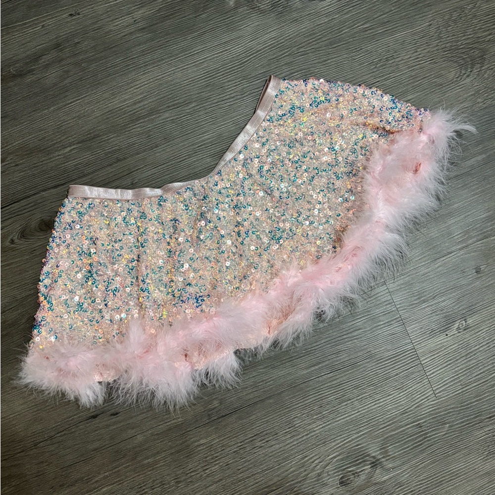 NWOT Dolls Kill / Club Exx Glowing Glamour Skirt